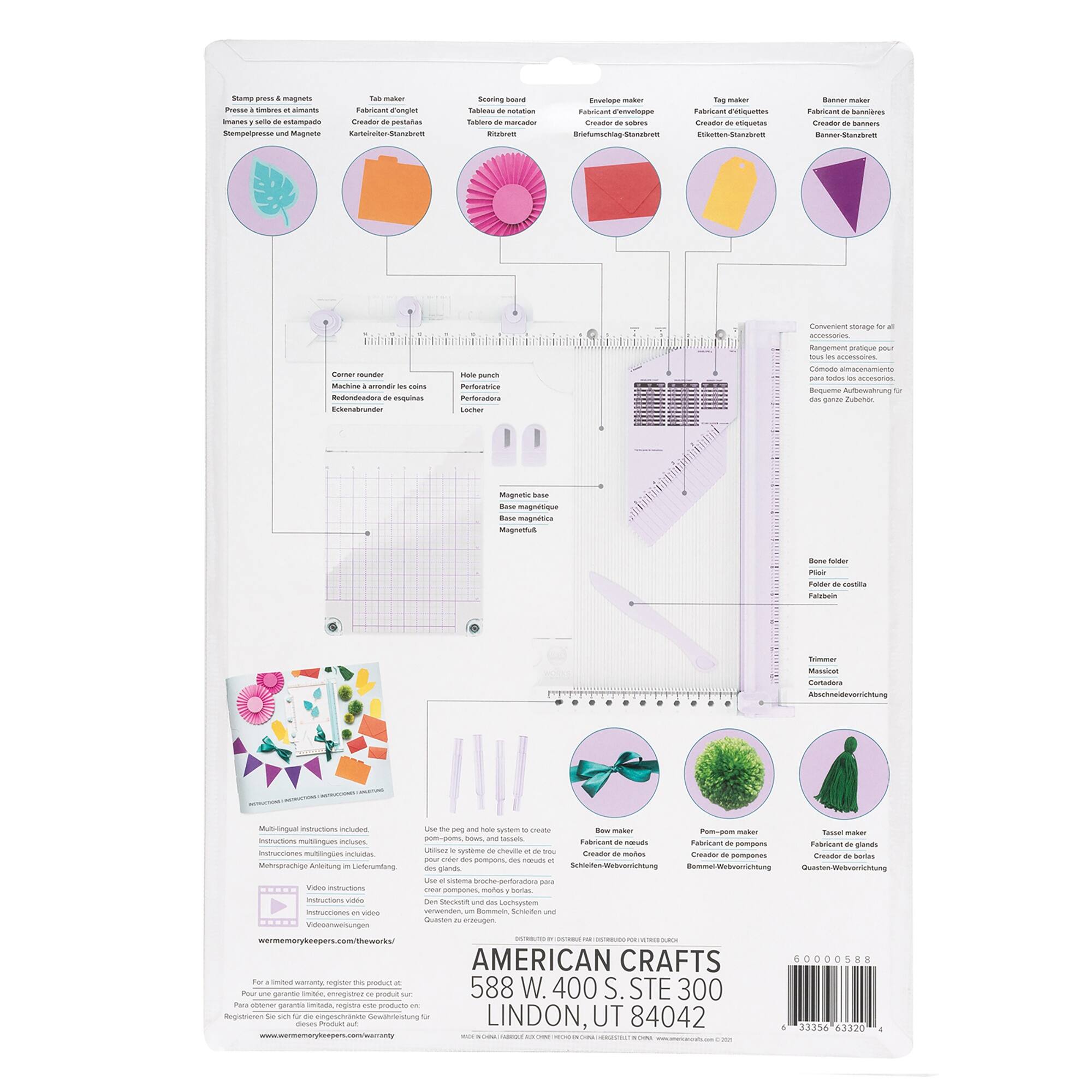 We R Memory Keepers® The Works Lilac All-In-One Tool